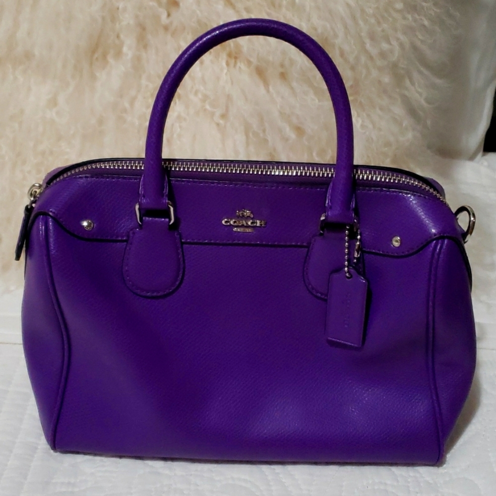 Coach Purple Satchel